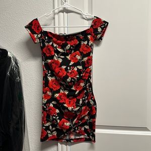 Tiger Mist off shoulder mini dress Xs